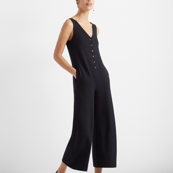 CLUB Monaco A line knit jumpsuit - Picture 1 of 6